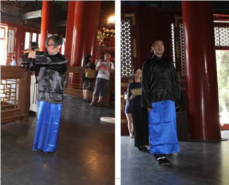 亞獻:祭四配,獻官分別為張頌仁先生(左圖)與劉大鴻教授(右圖)